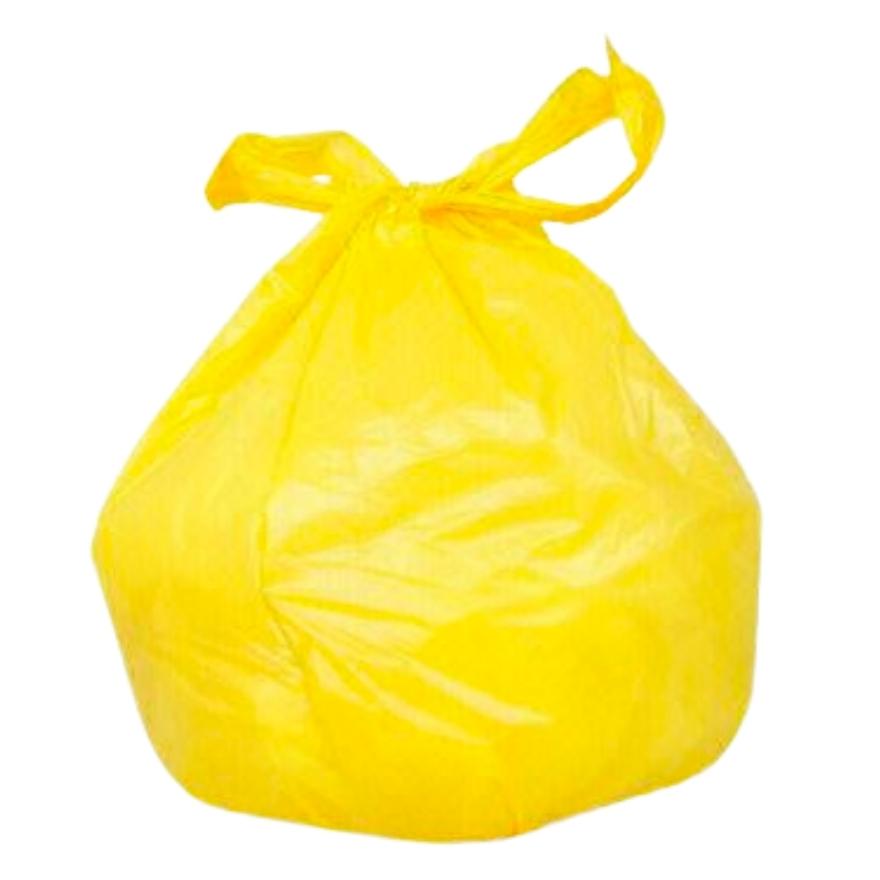 Rubbish Bag Yellow Handle Sacks-50